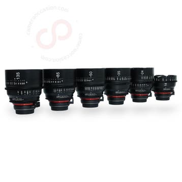 XEEN Cinema 6 Lenzen Set Bundel (Canon EF/Sony E) nr. 3484, Ophalen of Verzenden, Zo goed als nieuw, Toebehoren