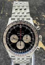Breitling Navitimer B01 Chronograph 46mm- Black Dial - Steel, Staal, Staal, Breitling, Polshorloge