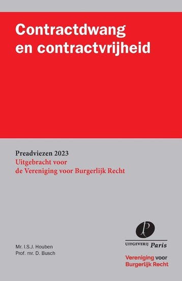 9789462513389 Preadviezen Vereniging voor Burgerlijk Rech..., Verzenden, Zo goed als nieuw, I.S.J. Houben