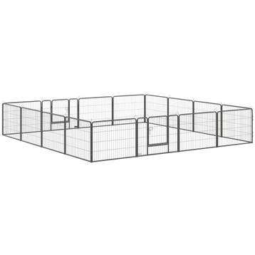 TRUUSK Puppyren Vrijloopgebied - 60H cm - 16 Segmenten - Spe, Verzenden, Nieuw