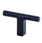 Meubelknop Jolie Core 50x9 mm zwart, Verzenden, Nieuw