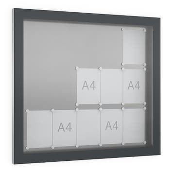 Informatiekast Buiten Draaideur 15x A4 Antracietgrijs, Nieuw in verpakking