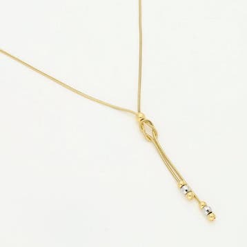 Halsketting - 14 karaat Geel goud, Witgoud, Sieraden, Tassen en Uiterlijk, Nieuw