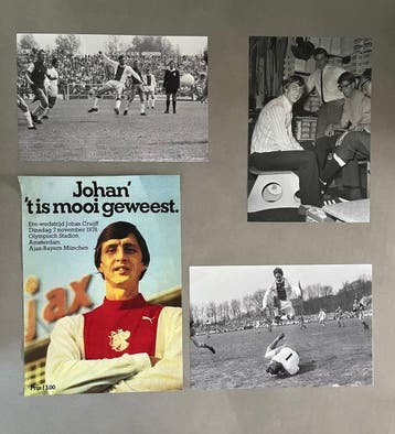cruyff - Vintage posters Johan Cruyff Ajax - Jaren 1970, Verzamelen, Nieuw