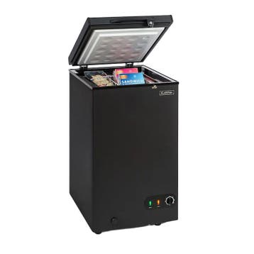 Kistvriezer 80L Diepvrieskist Vriezer Zwart Eco Zuinig, 85 tot 120 cm, Vrieskist, Refurbished, Minder dan 60 cm