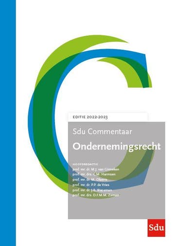 Sdu Commentaar Ondernemingsrecht / 2022-2023 / SDU, Boeken, Verzenden, Zo goed als nieuw