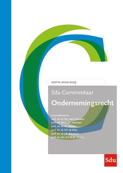 Sdu Commentaar Ondernemingsrecht / 2022-2023 / SDU, Boeken, Wetenschap, Zo goed als nieuw, Verzenden
