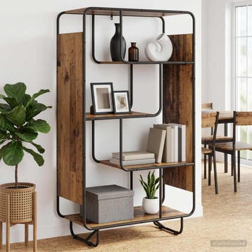 vidaXL buffetkast Oud hout 80 x 37,5 x 144 cm Bewerkt hout, Minder dan 50 cm, Verzenden, Nieuw, Minder dan 100 cm