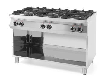 Gasfornuis Kitchen Line 6 Pits, Met Ombouw, Hendi, Kitchen L, Ophalen of Verzenden, Nieuw in verpakking