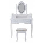 Kaptafel set XL | A-kwaliteit | Beste Prijs, Verstelbaar, 90 cm, Eenpersoons, Wit