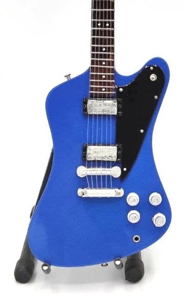 Miniatuur replica Gibson gitaar - Dave Grohl - Foo Fighters, Ophalen of Verzenden, Nieuw, Pop, Beeldje of Miniatuur