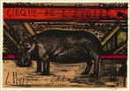 Bernard Buffet (1928-1999) - Le cirque : Lhippopotame en