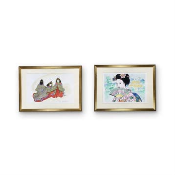 Two Art PrintsSanki () & Maiko () - Ayumi Kasemi