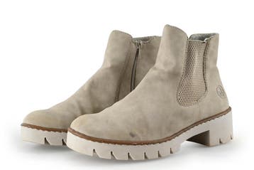 Rieker Chelsea boots in maat 40 Beige, Kleding | Dames, Schoenen, Verzenden, Beige, Overige typen, Zo goed als nieuw