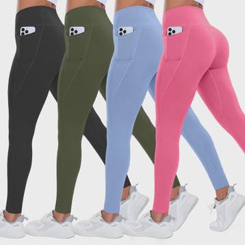 Dames Yogabroek met Zakken: Hoge Taille, Billenlift & Buikco, Verzenden, Nieuw