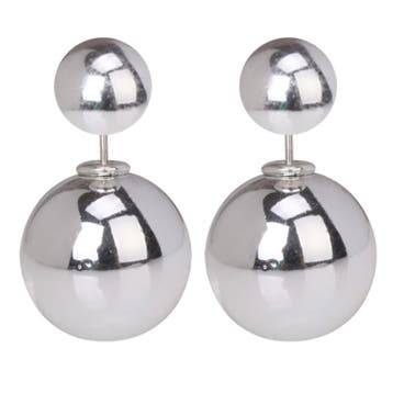 Fako Bijoux - Oorbellen - Double Dots - Parel -, Verzenden, Nieuw