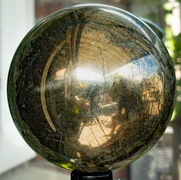 pyriet Fine Large Pyrite Quality Sphere - Hoogte: 10.8 cm -