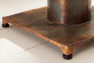 Maritieme salontafel OCEAN M 60cm gevlamd koper rond, Huis en Inrichting, Tafels | Salontafels, Ophalen of Verzenden, Nieuw