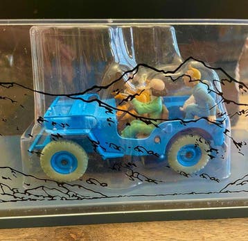 collection Hachette 1/24 - Modelauto - N°4 - La jeep bleue -, Nieuw