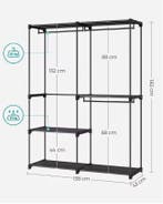 Open Kledingkast met 3 Roedes en Planken  Vrijstaand en Ruim, Huis en Inrichting, Verzenden, Nieuw