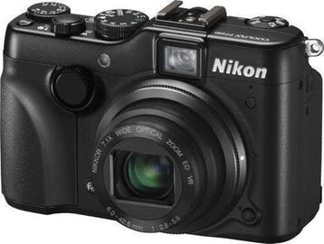 Nikon Coolpix P7100 Digitale Compact Camera - Zwart (LEES BE, Verzenden, Zo goed als nieuw