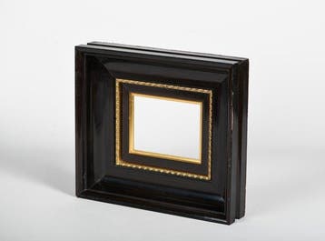 Luxe schilderijlijst in Hollandse stijl (zwart & goud) –, Antiek en Kunst