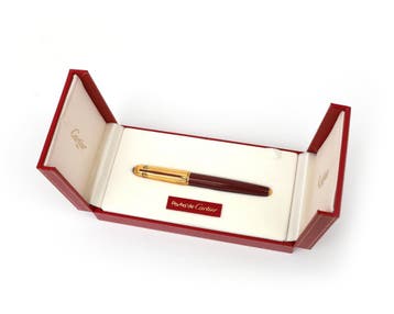 Een Pasha de Cartier vulpen, Gebruikt