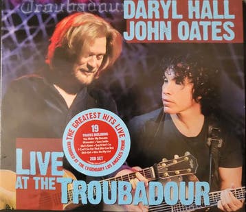 Daryl Hall John Oates - Live At The Troubadour, Ophalen of Verzenden, Gebruikt