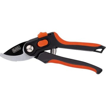 Snoeischaar | BLACK+DECKER (Veermechanisme, Bypass, Staal), Verzenden, Nieuw, Black & Decker