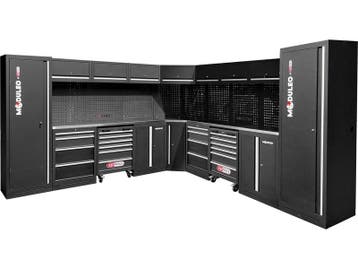 Werkplaatskastsysteem - L-vorm - 3400 x 3400 mm, Ophalen of Verzenden