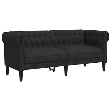 Chesterfield Bank 2-zits Stof | Tweedekansje | OP=OP, 150 tot 200 cm, Chesterfield, Tweepersoons, 75 tot 100 cm