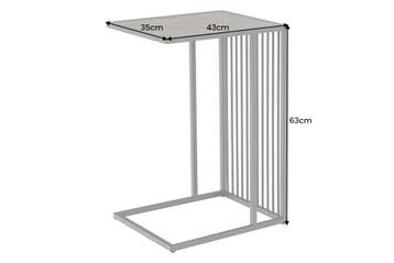 Bijzettafel ARCHITECTUUR 60 cm marmeren plaat - 43275, Ophalen of Verzenden, Nieuw