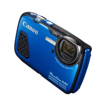 Canon PowerShot D30 Digitale Onderwater Compact Camera - Bla, Verzenden, Zo goed als nieuw