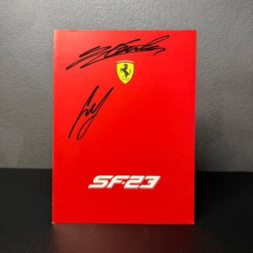 Ferrari - Charles Leclerc - Carlos Sainz - 2023 - Brochure, Verzamelen, Nieuw