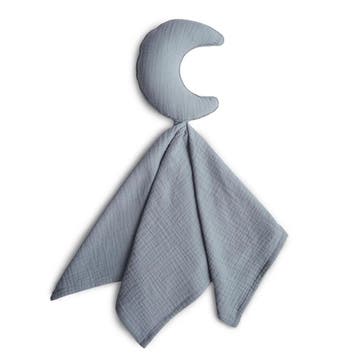 Mushie Knuffeldoekje - Lovely Blanket - Moon Blue, Ophalen of Verzenden, Nieuw