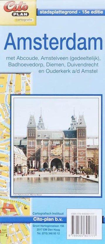Citoplan stadsplattegrond Amsterdam, Verzenden, Gelezen