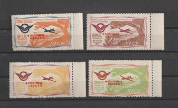 Frankrijk 1947 - volledige serie van de Internationale, Gestempeld