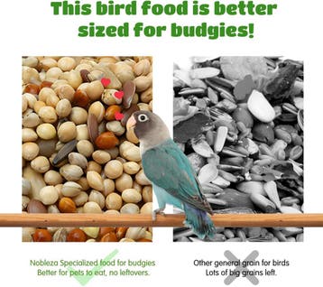 Vogelvoer parkiet - Nobleza - (2kg = 4x500g), Verzenden, Zo goed als nieuw