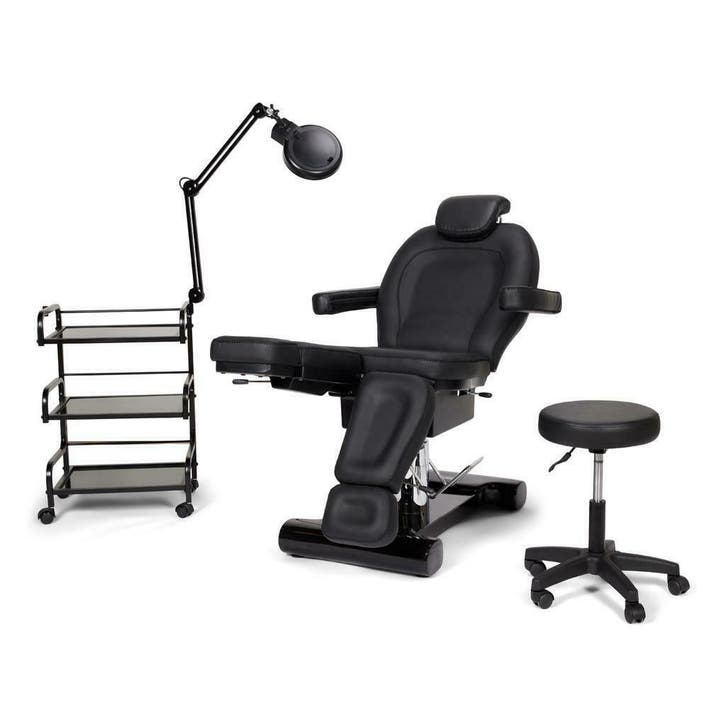 Behandelstoel | hydraulisch | trolley | loupelamp | tabouret, Witgoed en Apparatuur, Persoonlijke-verzorgingsapparatuur, Overige typen