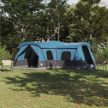 vidaXL Tent voor 16 personen met dak Blauw 680 x 510 x 210, Verzenden, Nieuw, Tot en met 2