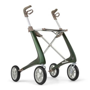byACRE Carbon Ultralight Rollator met Weekendtas – Groen S, Ophalen of Verzenden, Nieuw