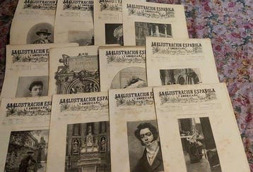 La Ilustración Española y Americana, Magazine, Antiek en Kunst