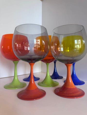 NasonMoretti - Drinkset (8) - Burleske - Muranoglas -