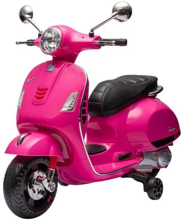 Eco Toys Roze 3-6 jaar Elektrische Vespa Scooter, Verzenden, Nieuw, Loopvoertuig