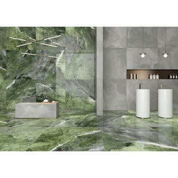 Geotiles Amazona Vloertegel - 60x120 cm - Hoogglans Groen, Ophalen of Verzenden, Nieuw