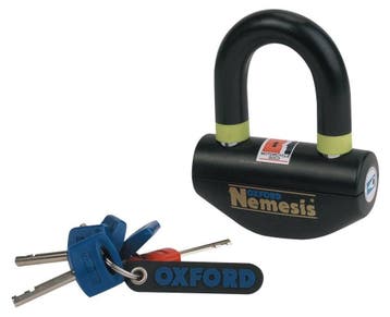 Nemesis schijfremslot Oxford, Motoren, Verzenden, Nieuw met kaartje