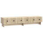 vidaXL TV-kast met lade Sonoma Eiken 147 x 34,5 x 30 cm, Huis en Inrichting, Minder dan 50 cm, Verzenden, Nieuw, Minder dan 100 cm