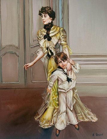 M. Perone (1982), da Boldini - L’attesa silenziosa