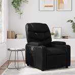 vidaXL Relaxfauteuil Zwart Kunstleer, Verzenden, Nieuw