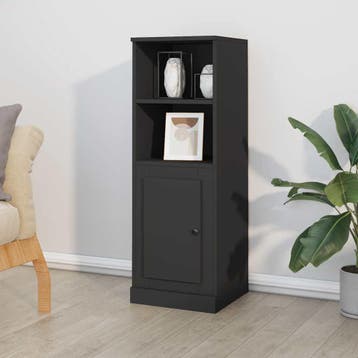 vidaXL buffetkast 36x35,5x103,5 cm bewerkt hout zwart, Huis en Inrichting, Kasten | Buffetkasten, Minder dan 50 cm, Verzenden